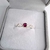 Anel com Zircônia Rosa Prata 925 - N.17 - comprar online
