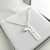 Colar Placa Amor 45cm Prata 925