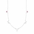 Colar Choker com Zircônia de Coração Prata 925