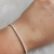 Pulseira Riviera Fina com Extensor Prata 925