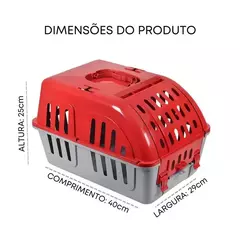 CAIXA DE TRANSPORTE PARA PETS DE ATÉ 6KG - loja online