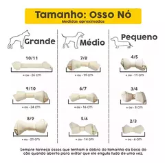 OSSO NÓ PREMIUM PETISCO PARA CÃES - VÁRIOS TAMANHOS