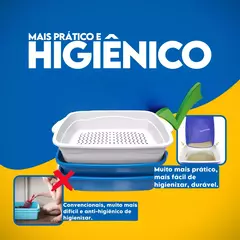 CAIXA HIGIÊNICA PARA GATOS CAT CLEAN - 3 em 1 - loja online
