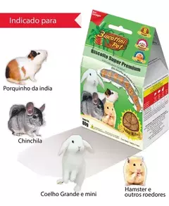 PETISCO PARA ROEDORES BISCOTTINI PET - comprar online