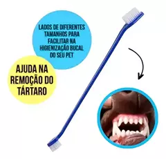 ESCOVA DE DENTES PARA CÃES E GATOS - loja online