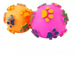 BOLA PATA RELEVO PARA CÃES E GATOS - 8 cm