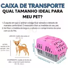 Imagem do CAIXA DE TRANSPORTE PARA PETS DE ATÉ 6KG