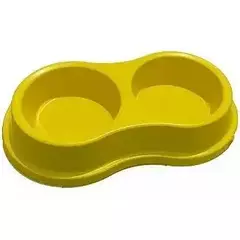 COMEDOURO E BEBEDOURO DUPLO - 3 TAMANHOS - comprar online