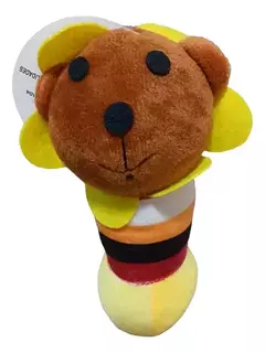 KIT 3 BICHINHOS DE PELÚCIA COM APITO PARA CÃES E GATOS