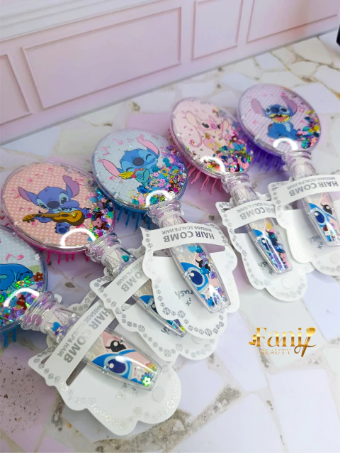 Escova de cabelo com lentejuelas Stich