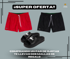 OJOTAS LACOSTE + DOS MALLAS LACOSTE DE REGALO - comprar online