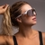 Óculos de Sol Huez Branco - Lente Marrom - comprar online