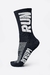 Meia Corrida RUN Preto/ Branco - comprar online