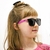 Óculos de Sol Naja Infantil Preto Cristal/Pink - Lente Preta - comprar online