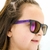 Óculos de Sol Naja Infantil Preto Fosco/Roxo - Lente Roxo Espelhado - comprar online