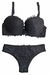 Conjunto Lingerie com Bojo Preto - comprar online