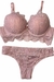 Conjunto Lingerie com Bojo Rose - comprar online