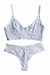 Conjunto Tella Branco Renda com Aro sem Bojo - comprar online