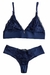 Conjunto Pétalas Azul-marinho sem Bojo sem Aro - comprar online