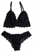 Conjunto sem Bojo Rendado Preto