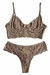 Conjunto Lingerie Tella Bege Renda com Aro sem Bojo - comprar online