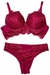Conjunto Lingerie com Bojo Vinho - comprar online