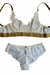 Conjunto Renda Tule com Aro sem Bojo Pérola