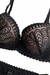 Conjunto Lingerie com Bojo Preto na internet