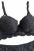 Conjunto Lingerie com Bojo Preto na internet