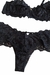 Conjunto com Aro sem Bojo Preto - Limangerie
