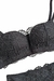 Conjunto Lingerie com Bojo Preto Alça Removível na internet
