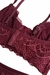 Imagem do Conjunto Lingerie Tella Vinho com Aro sem Bojo