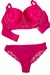 Conjunto Lingerie com Bojo Pink - loja online