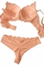 Conjunto Lingerie com Bojo Rosa Flamingo - loja online