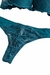 Conjunto Lingerie com Bojo Azul Turquesa - loja online