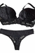 Conjunto Lingerie com Bojo Preto - loja online