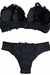 Conjunto Lingerie com Bojo Preto - loja online