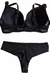 Conjunto Lingerie com Bojo Preto - loja online