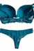 Imagem do Conjunto Lingerie com Bojo Azul Turquesa