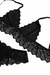 Imagem do Conjunto sem Bojo Rendado Preto