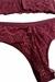 Conjunto Lingerie Tella Vinho com Aro sem Bojo