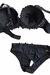 Conjunto Lingerie com Bojo Preto - comprar online