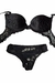 Conjunto Lingerie com Bojo Preto - comprar online
