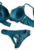 Conjunto Lingerie com Bojo Azul Turquesa - comprar online