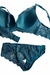 Conjunto Lingerie com Bojo Azul Turquesa - comprar online