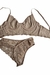 Conjunto Lingerie Tella Bege Renda com Aro sem Bojo - comprar online