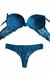 Conjunto Lingerie com Bojo Azul Turquesa - comprar online