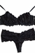 Conjunto com Aro sem Bojo Preto na internet
