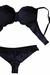 Conjunto Rendado com Fio Duplo Preto - Limangerie