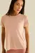 Blusa c/ Pesponto Na Lateral Rosê | METROPOLITAN